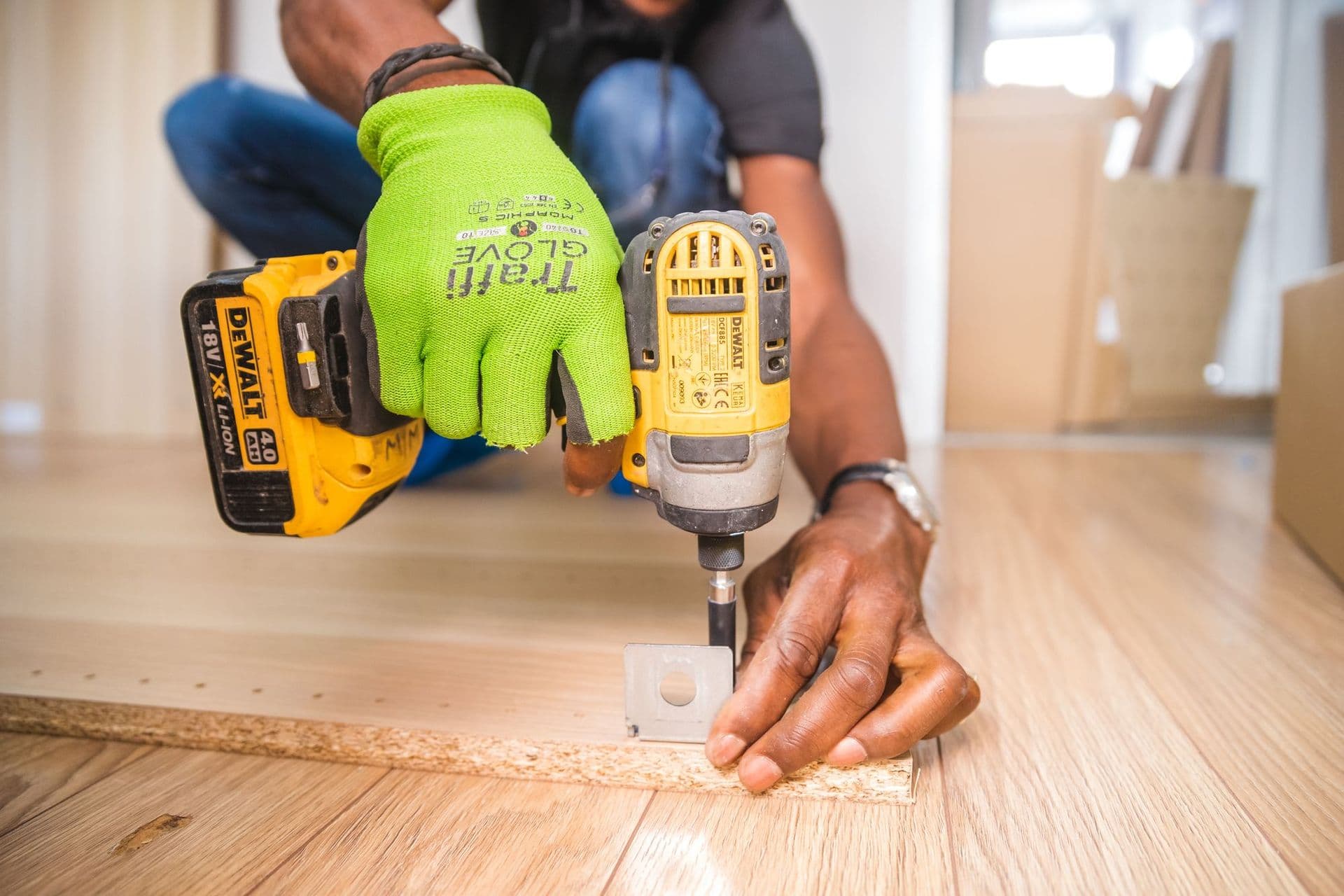 Flooring on the job