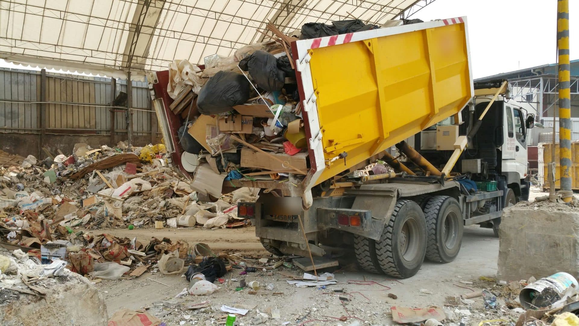 Junk Removal on the job