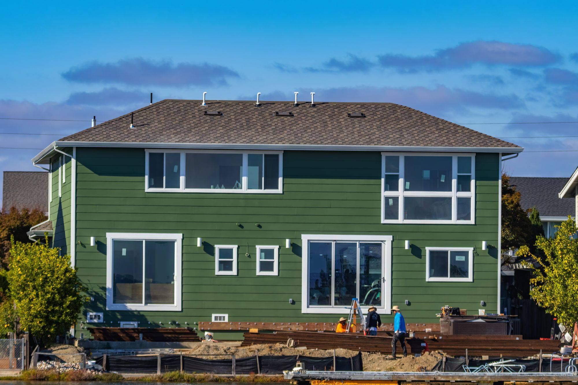 Siding on the job